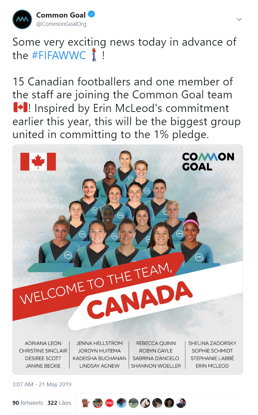 100 Members. 34 Countries. 1 Common Goal. - Common Goal